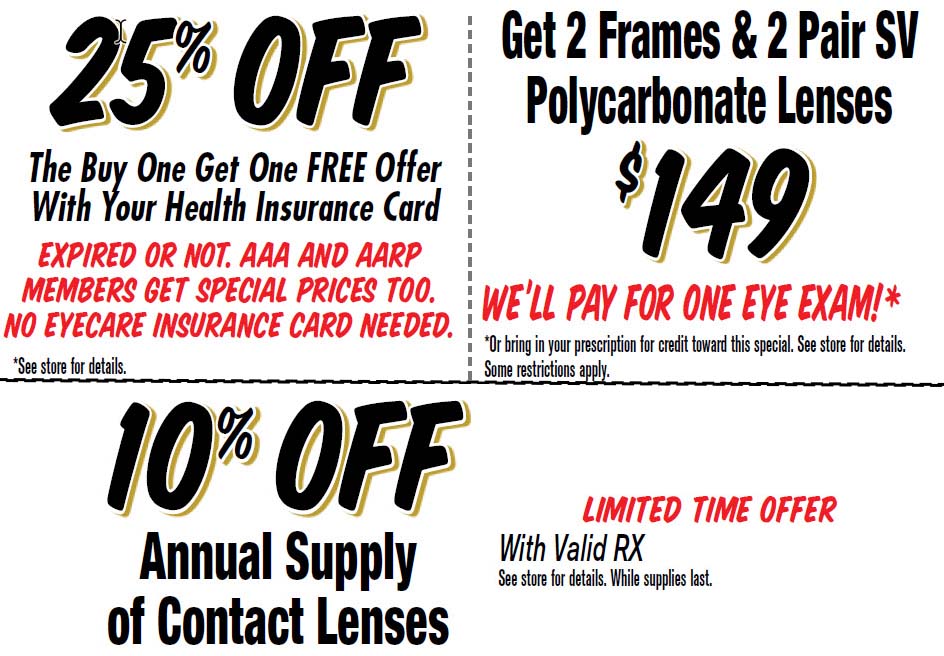 Coupons 2020 Eyeglass Superstore